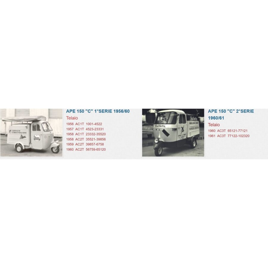 SPORTELLO SINISTRO PIAGGIO APE AC1-AC2-AC3 - immagine 4