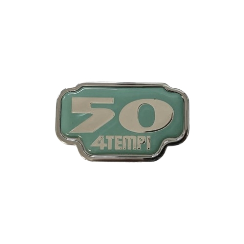 576855 TARGHETTA SPORTELLO BAULETTO ORIGINALE PIAGGIO VESPA ET4 50