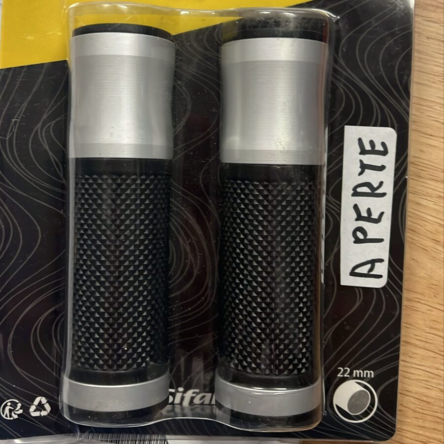 MANOPOLE SIFAM NERO SILVER 22MM