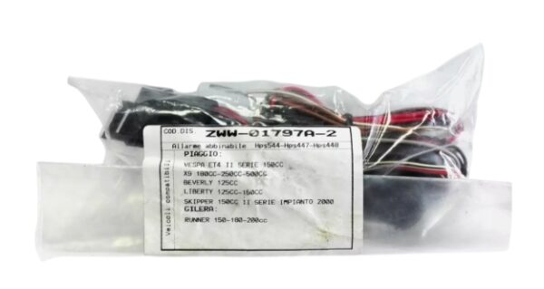 ZWW01797A-2 CABLAGGIO ANTIFURTO PATROLLINE PIAGGIO VESPA ET4 BEVERLY LIBERTY SKIPPER 125 150