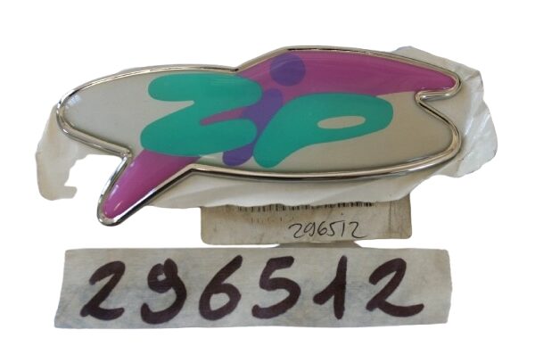 296512 TARGHETTA ADESIVA LATO SINISTRO NAMEPLATE SIDE STIKER PIAGGIO ZIP 50
