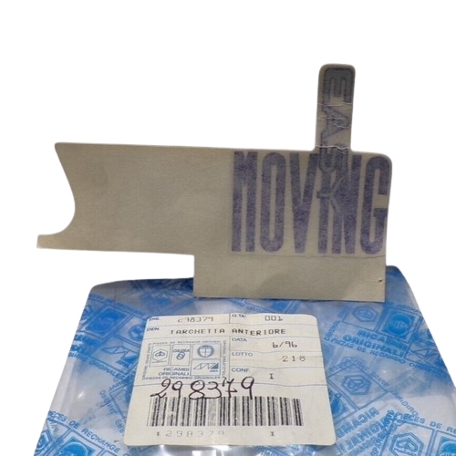 298379 TARGHETTA ANTERIORE EASY MOVING