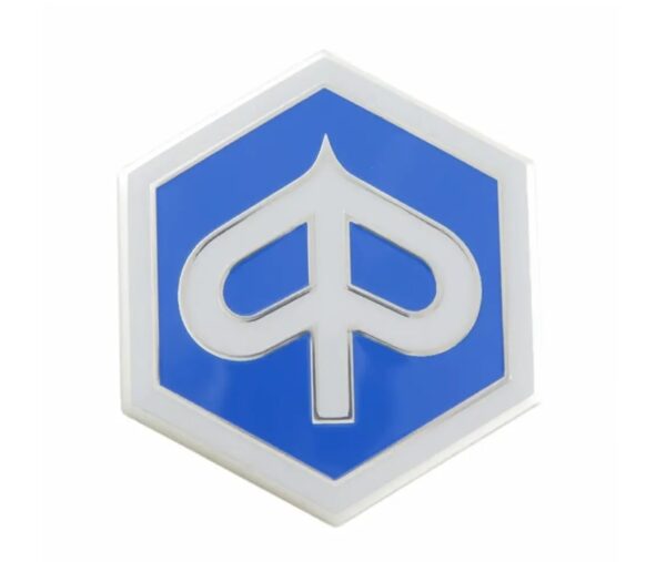 SCUDETTO IN RILIEVO RESINATO ADESIVO ESAGONO 54mm