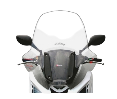 FACO 23016 LASTRA PARABREZZA SOLO LASTRA CON SERIGRAFIA KYMCO XCITING I R 300 2010 2014