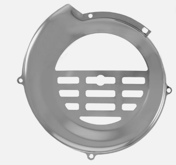COPRIVENTOLA COPERCHIO CROMATO VOLANO IN FERRO PER VESPA 50 PK XL RMS
