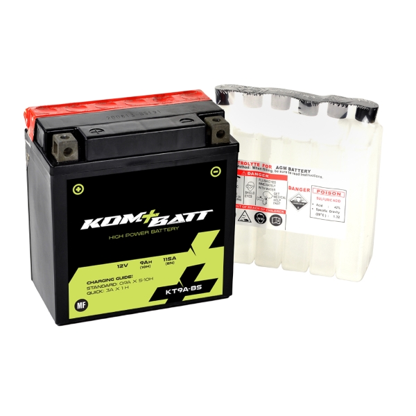 BATTERIA KOMBATT MF KT9A-BS YB9-BS
