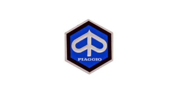 STEMMA SCUDETTO PIAGGIO IN ALLUMINIO PER VESPA O PIAGGIO DIMENSIONE 26X26