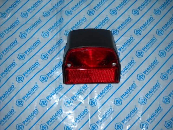 228992 FANALINO POSTERIORE COMPLETO PIAGGIO "SI" SECONDA SERIE (BASE NERA)
