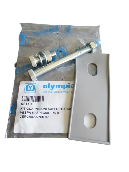 62118 KIT GUARNIZIONE CON PERNI PER SUPPORTO RUOTA DI SCORTA VESPA 50 R-L RUOTA