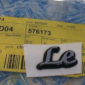 576173 TARGHETTA "LE" LIBERTY PIAGGIO