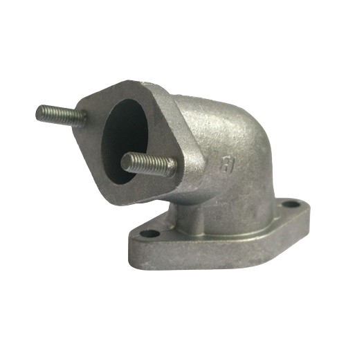240452 COLLETTORE DI SCARICO PER MARMITTA CON PRIGIONIERI DA 6MM. INTERASSE 56MM. PER VESPA  PIAGGIO