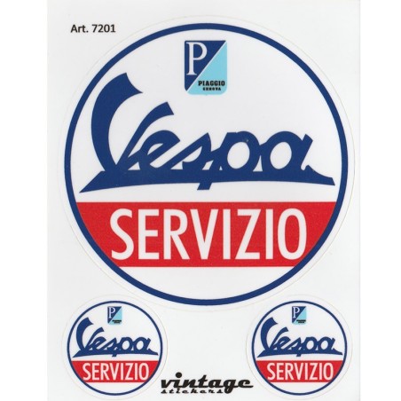 ADESIVO SERIE VINTAGE VESPA 9X12 CM