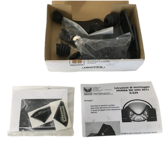 ISOTTA A229 ATTACCHI PARABREZZAPER HONDA SH 300 2011-2014