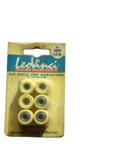 4658 KIT RULLI VARIATORE 17X12 4,0 GRAMMI LEOVINCI