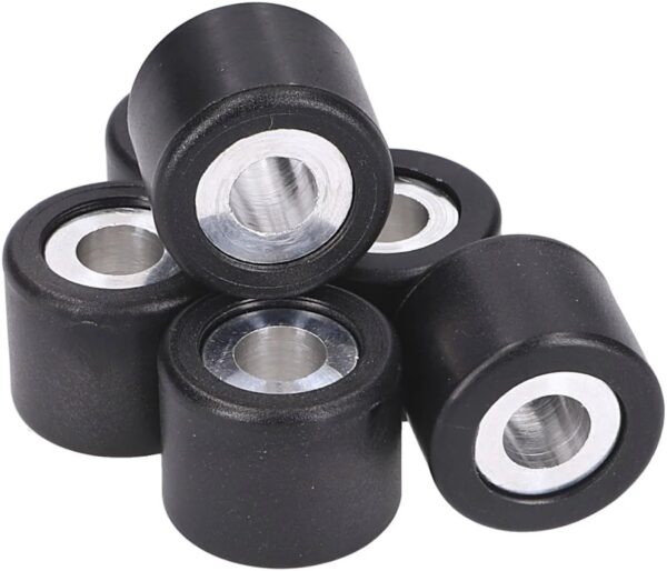 CM1024025 KIT 6 RULLI PIAGGIO 19 x 15,5 PESO 9,3 GR