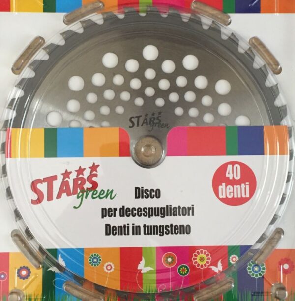 DISCO LAMA DECESPUGLIATORE 40 DENTI IN TUNGSTENO PER ERBA ROVI SPINE TRONCHETTI