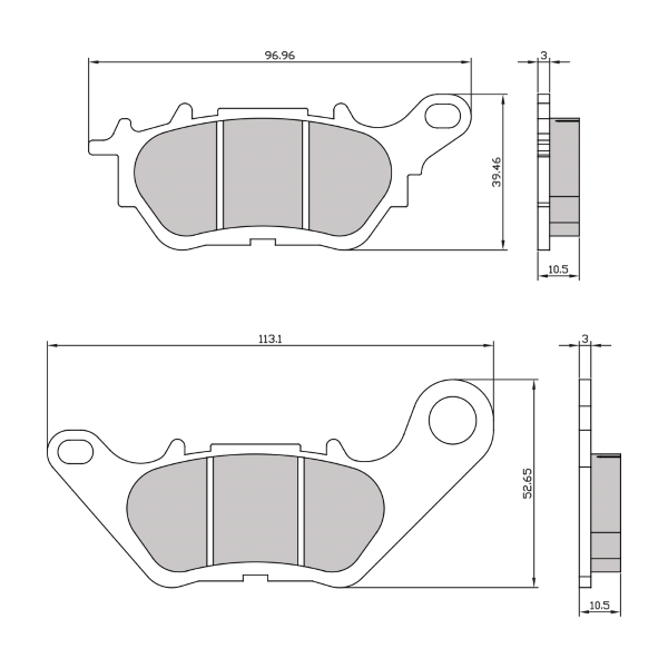 PASTIGLIE FRENO YAMAHA R3