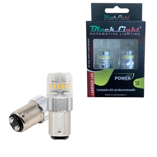 LED-040 - CP LAMPADE LED SERIE POWER 2 FILAMENTI P21/5W 12V