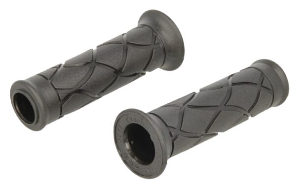 COPPIA MANOPOLE DOMINO NERO FORATE 122 MM HONDA SH 300 SCOOTER 184160020