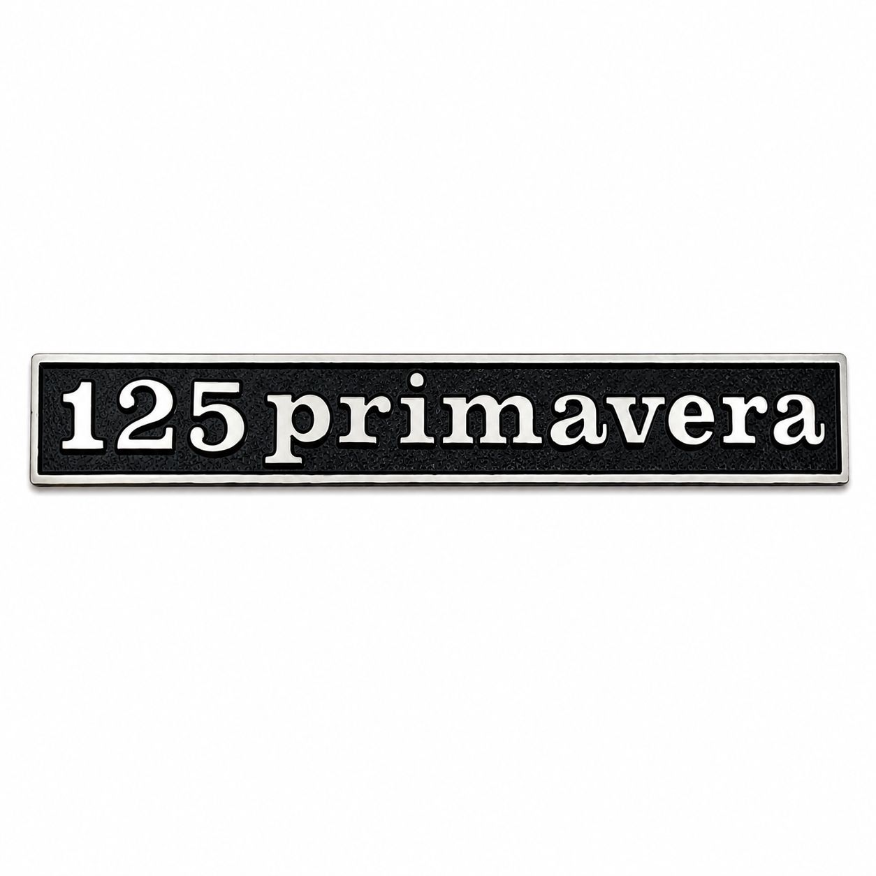 145340 TARGHETTA SCRITTA STEMMA POSTERIORE VESPA 125 PRIMAVERA