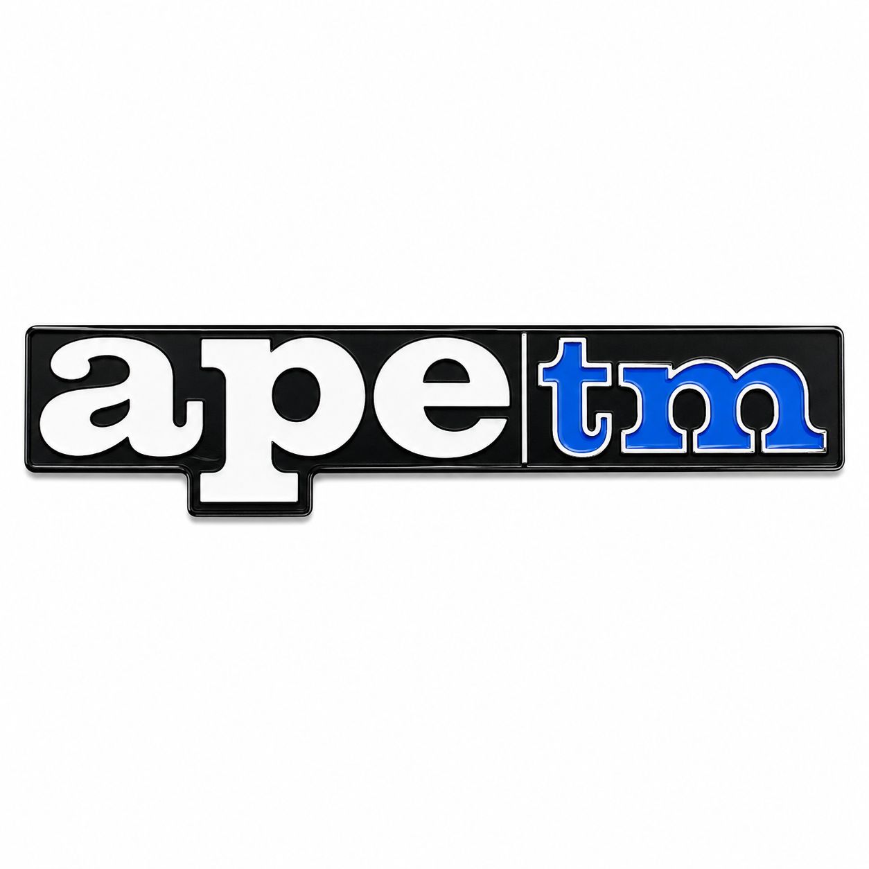 TARGHETTA SCRITTA ANTERIORE APE TM