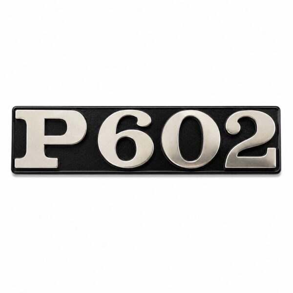 TARGHETTA PIAGGIO P602 PER APE