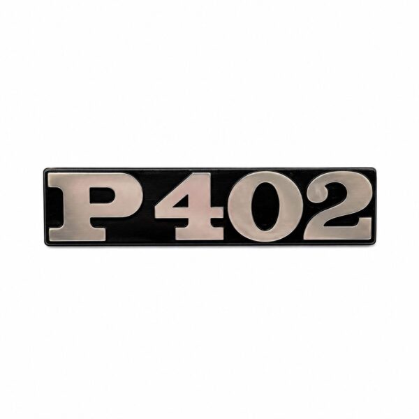 TARGHETTA PIAGGIO P402 PER APE