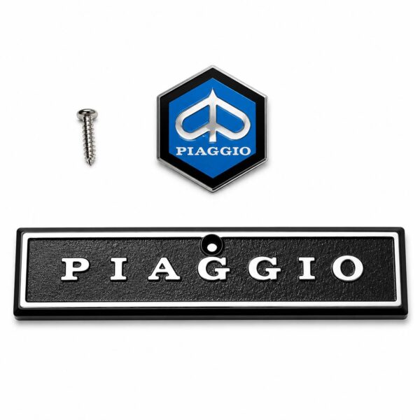 TARGHETTA E SCUDETTO PER PIAGGIO