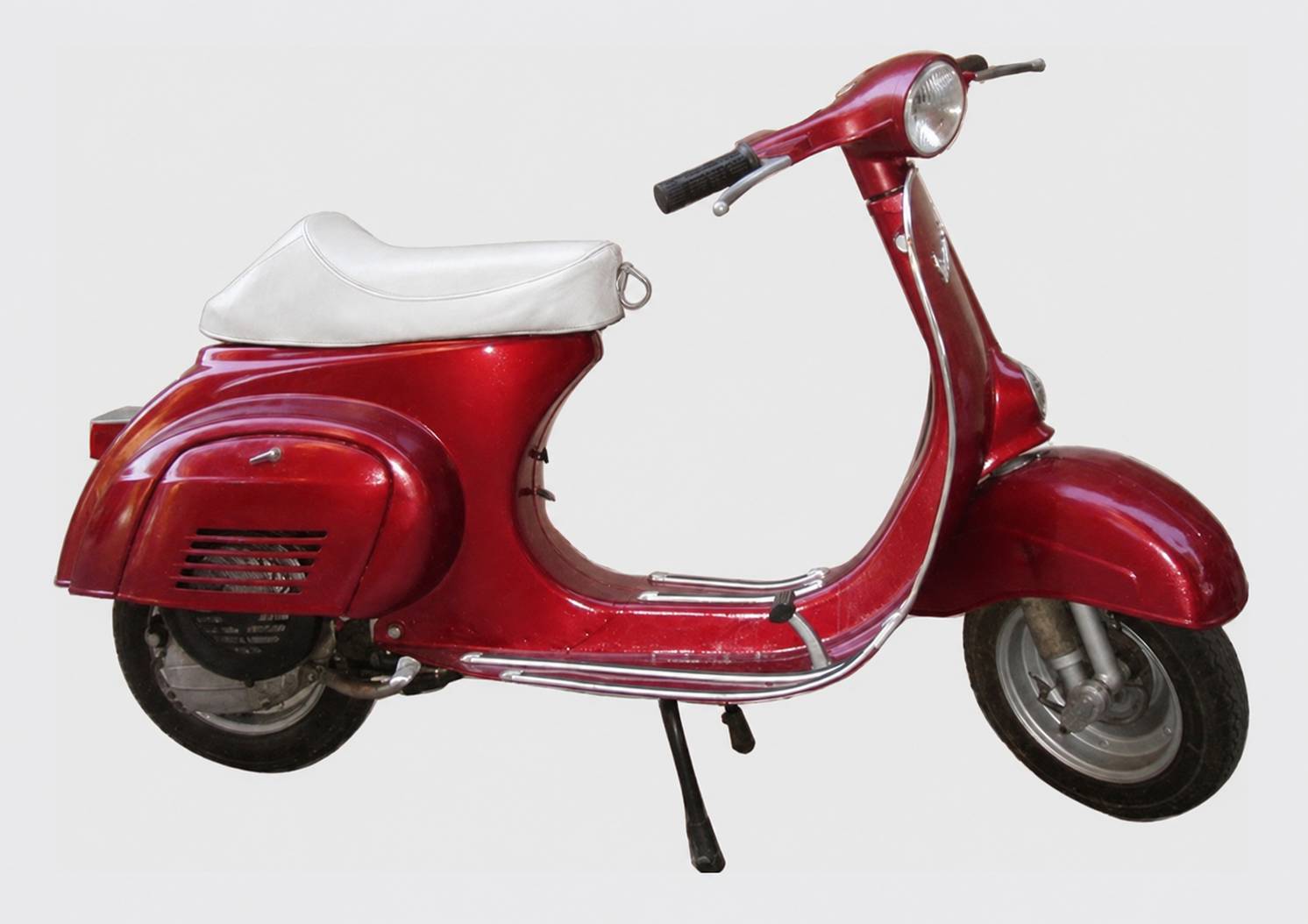 SELLA NERA CON GOBBA PER VESPA 50 N L R SPECIAL - immagine 2