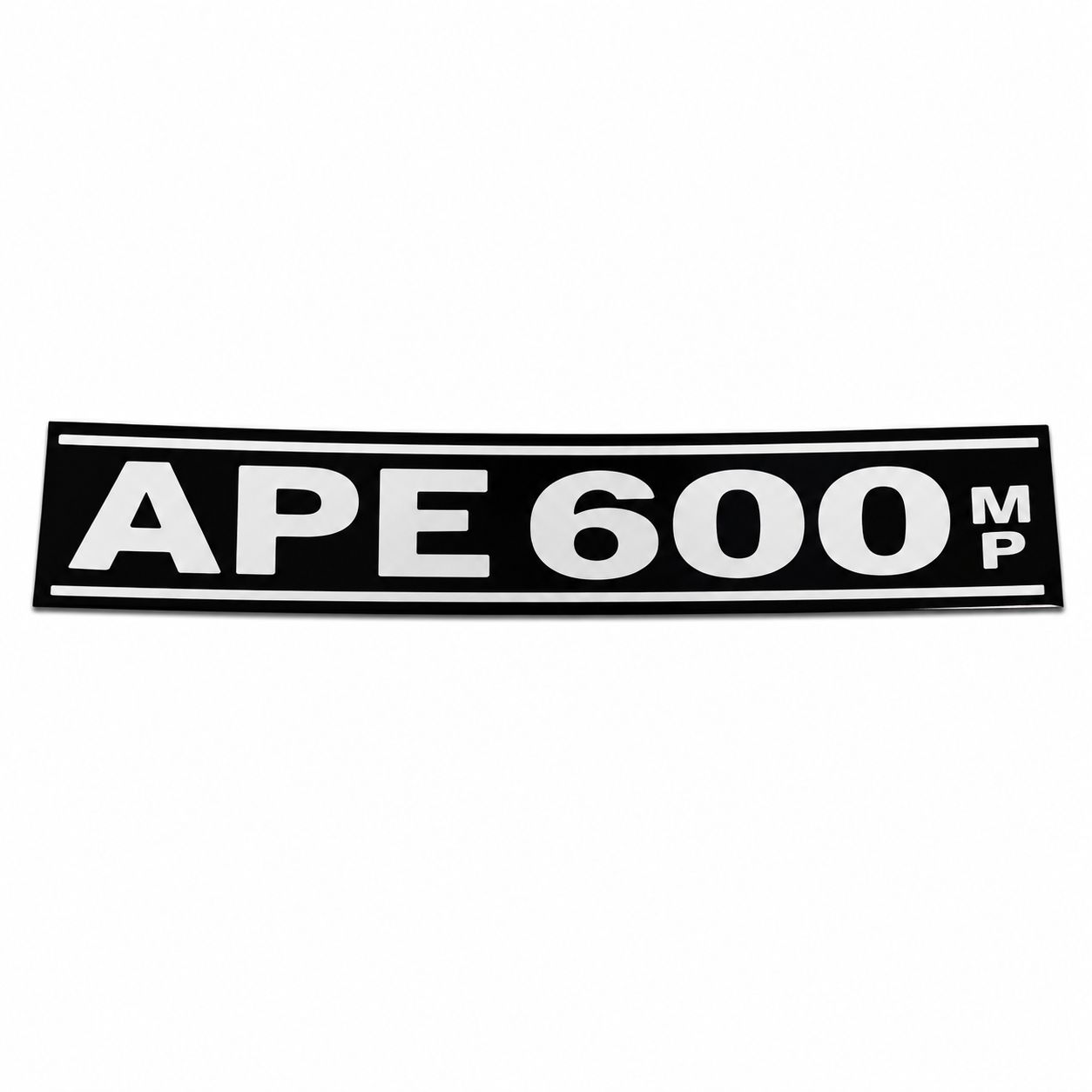 TAR600MP TARGHETTA ANTERIORE APE MP 600
