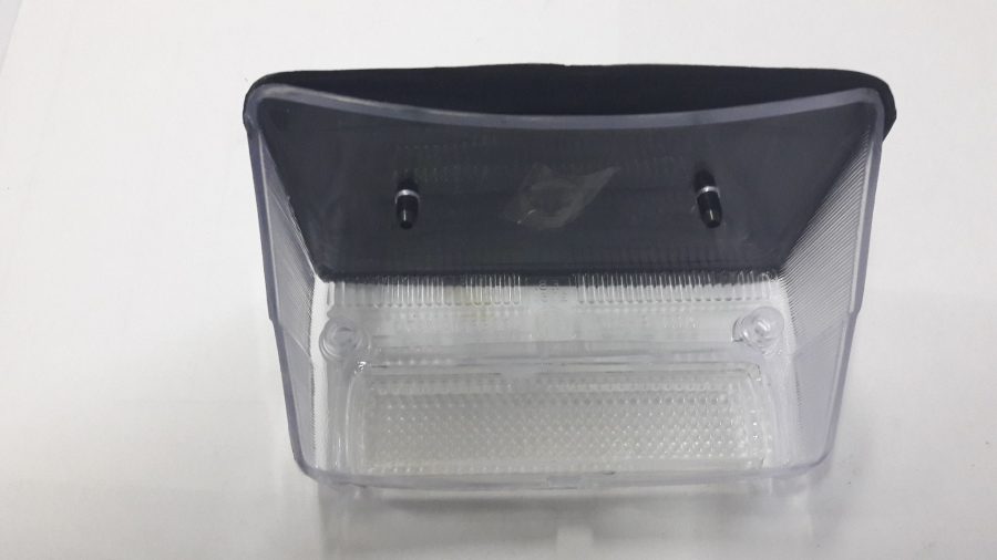 CORPO LUMINOSO BIANCO FANALE POSTERIORE, CON CATADRIOTTO APPROVATO E TETTUCCIO NERO - immagine 3