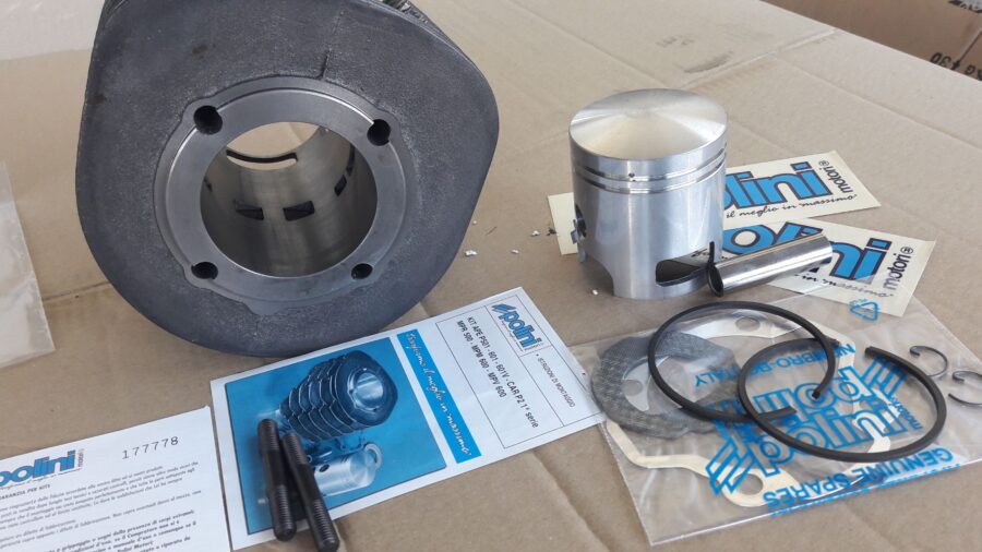 GRUPPO TERMICO POLINI PER PIAGGIO APE 601 APE CAR P2 P3 - immagine 4