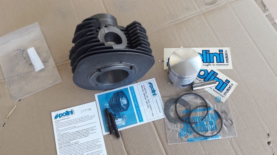 GRUPPO TERMICO CILINDRO POLINI D.69 PIAGGIO APE MPM MPR MPV 600 500 - immagine 2