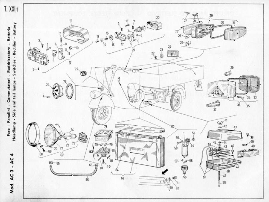 PLASTICA FRECCIA ANTERIORE SINISTRO SIEM AC3 AC4 AD1 AE1 - immagine 3