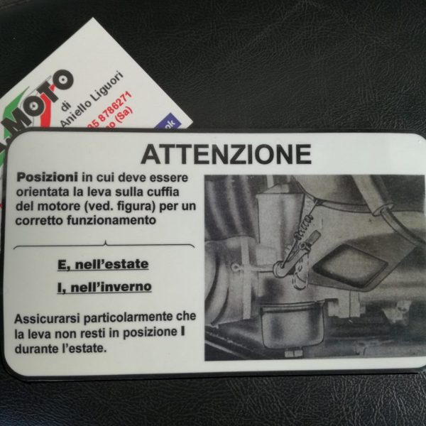 ADESIVO ORIENTAMENTO LEVA CUFFIA