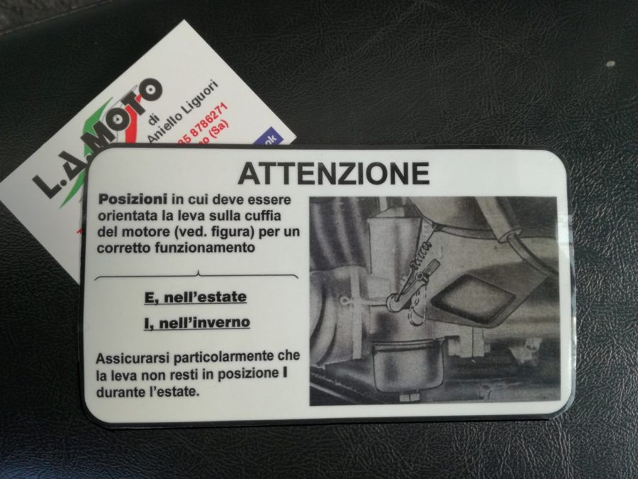 ADESIVO ORIENTAMENTO LEVA CUFFIA