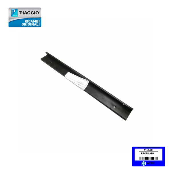 PLASTICA PROFILATO VETRO PORTA LATERALE PIAGGIO APE 50 P TL3T