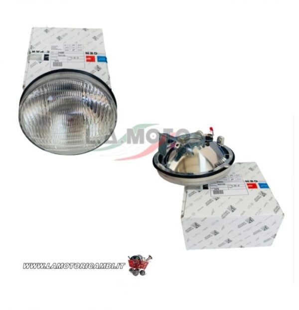 GRUPPO OTTICO FARO ANTERIORE TRIOM ORIGINALE PIAGGIO PER VESPA 50 PK XL