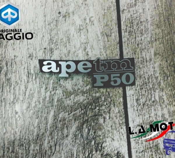 SCRITTA APE TM P 50 ORIGINALE PIAGGIO.
