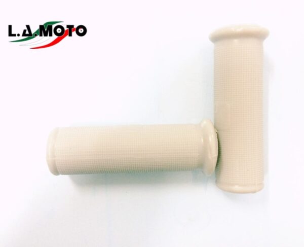 COPPIA MANOPOLE GRIGIE MM. 21 PER VESPA 50 125 CC. VNB3T A VNB6T VBA1T VBA2T VB1T VBB1T VBB2T 150 CC. GL VLA1T 160 CC. GS VSB1T