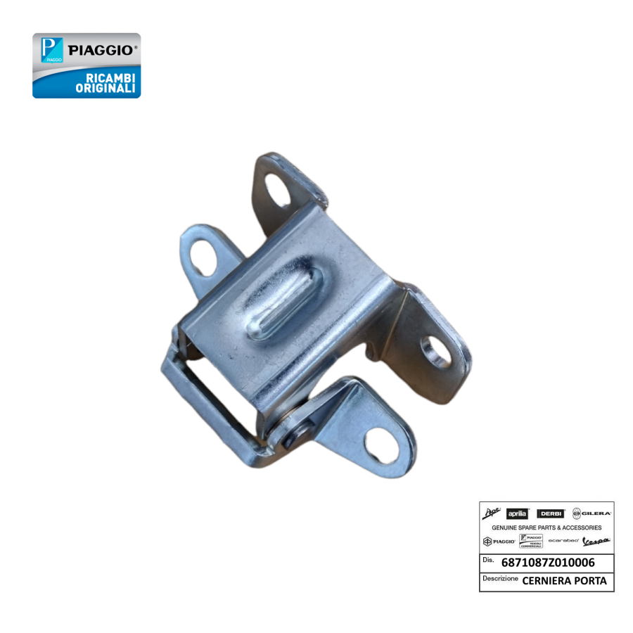 6871087Z010006 - CERNIERA PORTA PIAGGIO PORTER E PIAGGIO QUARGO ORIGINALE PIAGGIO