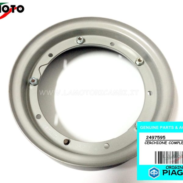 CERCHIONE RUOTA COMPLETA PER PIAGGIO APE 50 ORIGINALE PIAGGIO 2497595