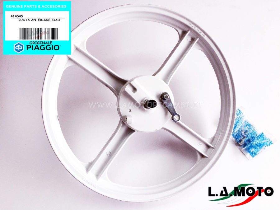 CERCHIO RUOTA ANTERIORE PER PIAGGIO CIAO ORIGINALE PIAGGIO 414545