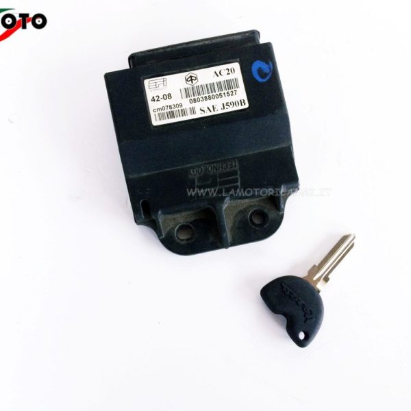 KIT CENTRALINA CON CHIAVE DA DENTELLARE PER VESPA-LIBERTY-FLY PIAGGIO CM078309
