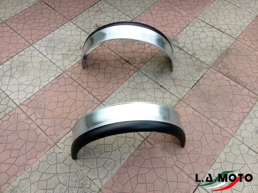 COPPIA PARAFANGHI POSTERIORI PER PIAGGIO PORTER-QUARGO TUTTI I MODELLI IN ACCIAIO 15 CM - immagine 3