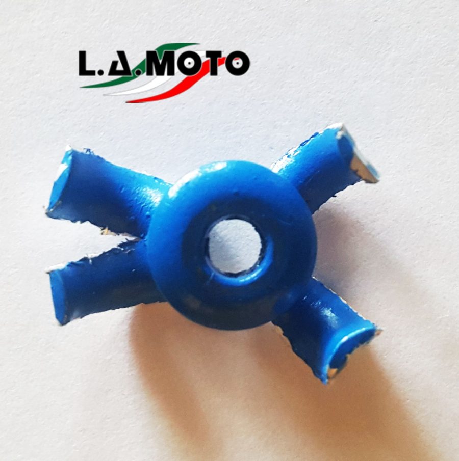 KIT  8 RIVETTI TESTA BIANCA E BLU - immagine 3