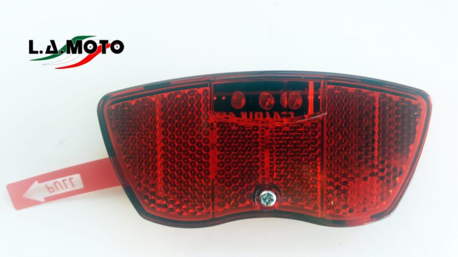 FANALE PORTAPACCHI BICI A BATTERIA 3 LED