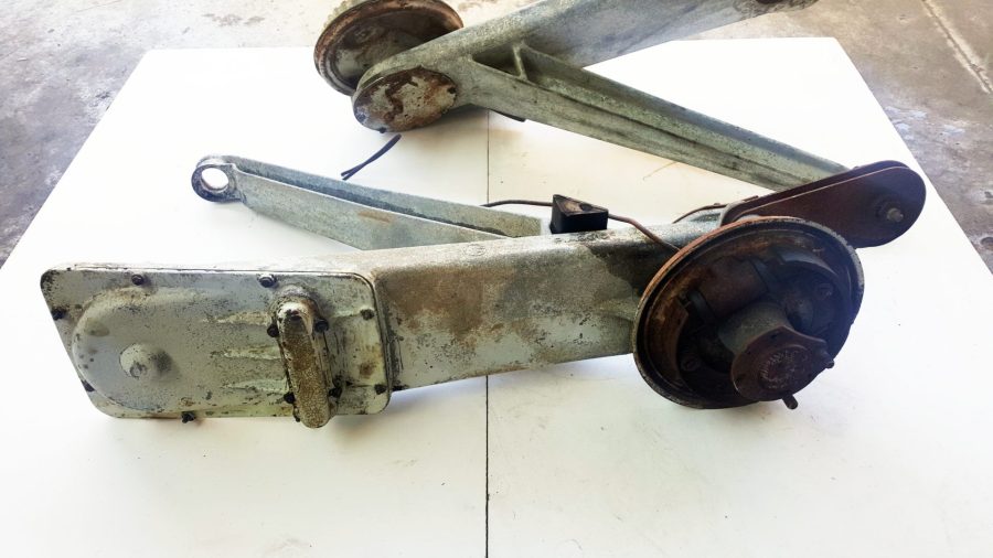 COPPIA BRACCI OSCILLANTI COMPLETI PER APE 150 - immagine 2