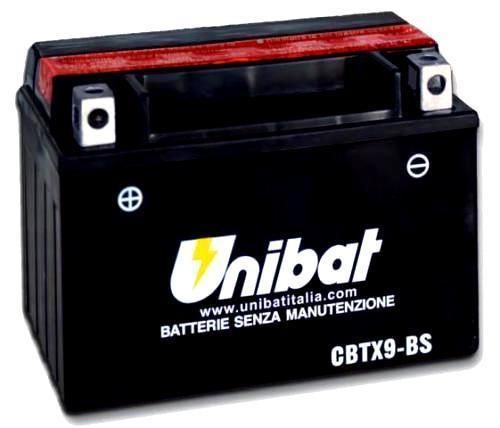 BATTERIA MOTO UNIBAT YUASA CBTX9-BS 8AH PER SUZUKI VS600 GLS 600