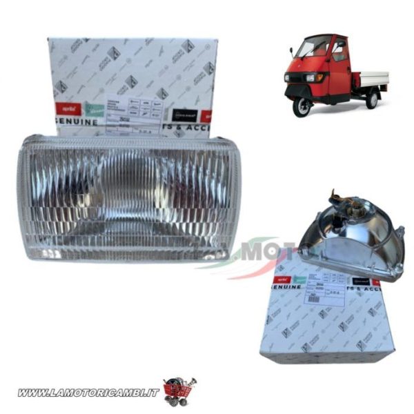 FANALE ANTERIORE GRUPPO OTTICO COMPLETO APE 50 BIFARO